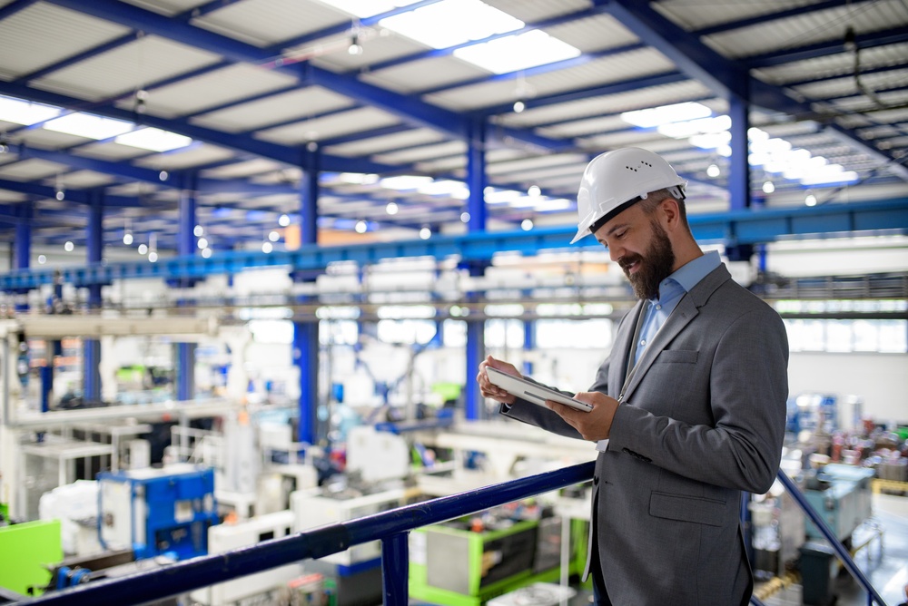 Warehouse supervisor coordinating resource allocation during peak season
